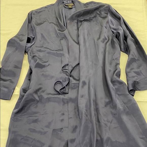 Oscar rossa 100% silk robe ourple L/XL. - Picture 1 of 6